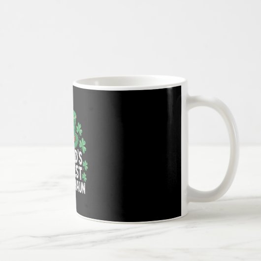 Weltgrößter Leprechaun Lustiger St. Patricks Tag Kaffeetasse (Rechts)