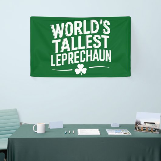 Weltgrößter Leprechaun St. Patrick's Day Banner (Messeveranstaltung)