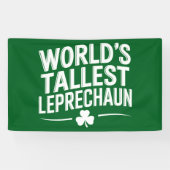 Weltgrößter Leprechaun St. Patrick's Day Banner (Horizontal)