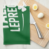 Weltgrößter Leprechaun St. Patrick's Day Geschirrtuch (Viertel Falte)