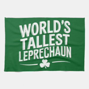 Weltgrößter Leprechaun St. Patrick's Day Geschirrtuch