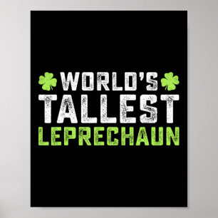 Weltgrößter Leprechaun St. Patrick's Day Heiliger  Poster