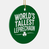 Weltgrößter Leprechaun St. Patrick's Day Keramik Ornament (Rechts)