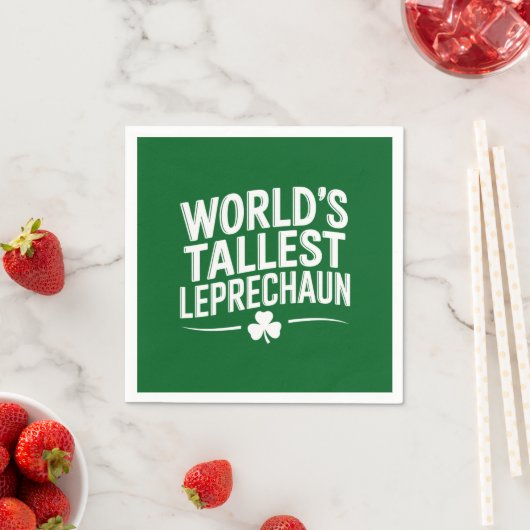Weltgrößter Leprechaun St. Patrick's Day Serviette (Beispiel)