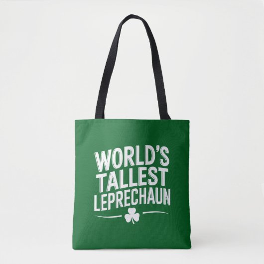 Weltgrößter Leprechaun St. Patrick's Day Tasche (Vorderseite)