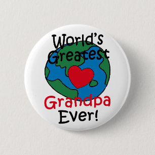 Weltgrößter Opa-Herz Button
