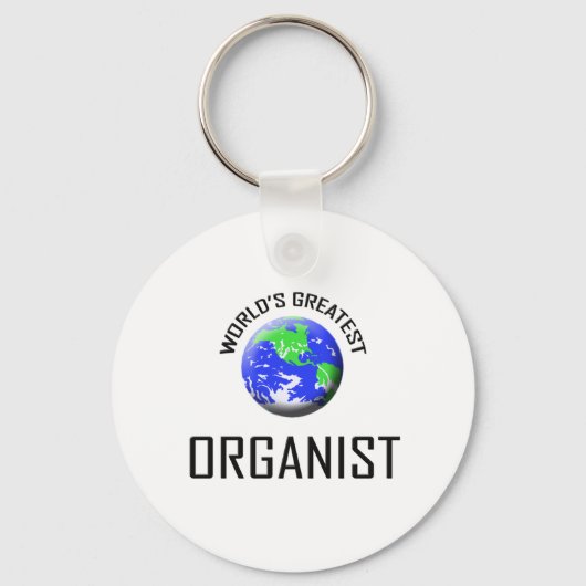 Weltgrößter Organist Schlüsselanhänger (Vorderseite)
