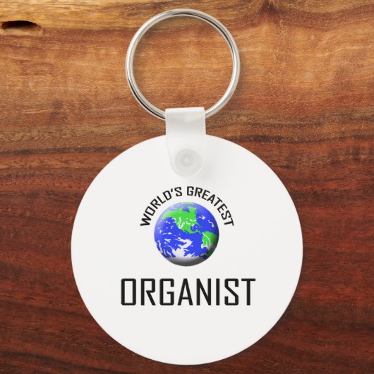 Weltgrößter Organist Schlüsselanhänger (Vorderseite)