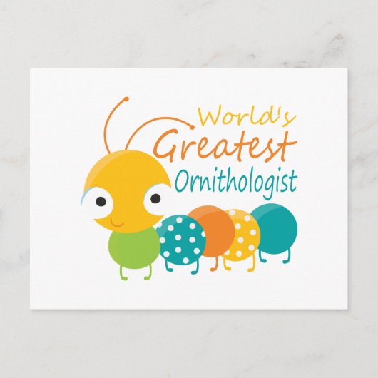Weltgrößter Ornithologe Postkarte (Vorderseite)