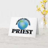 Weltgrößter Priester Karte (Gelbe Blume)