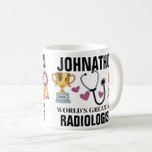 Weltgrößter Radiologe Kaffeetasse (VorderseiteRechts)