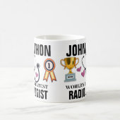 Weltgrößter Radiologe Kaffeetasse (Mittel)