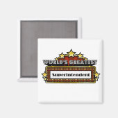 Weltgrößter Superintendent Magnet (Vorderseite/Rückseite)