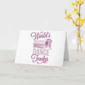 Weltgrößter Tanzlehrer Karte (Gelbe Blume)