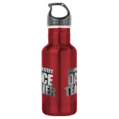 Weltgrößter Tanzlehrer Trinkflasche (Rückseite)