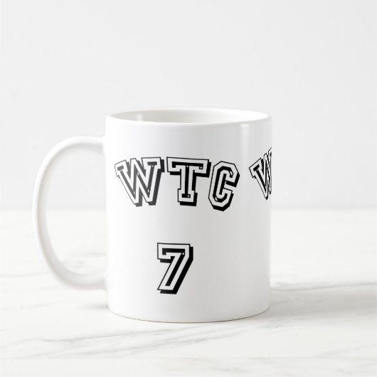Welthandels-Mitte-Gebäude WTC 7 Kaffeetasse (Links)