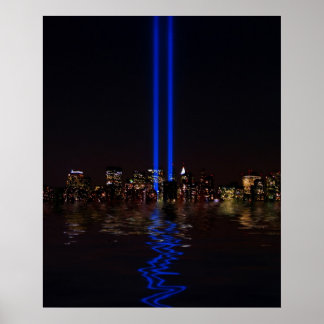 Welthandelszentrum - Hommage an die Nacht Poster