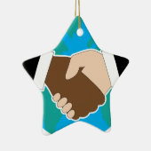 Welthanderschütterung Keramikornament (Rechts)