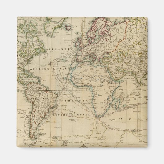 Welthandfarbenkarte Magnet (Vorne)