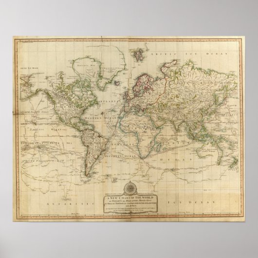 Welthandfarbenkarte Poster (Vorne)