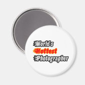 Weltheißer Fotograf Magnet (Vorderseite/Rückseite)