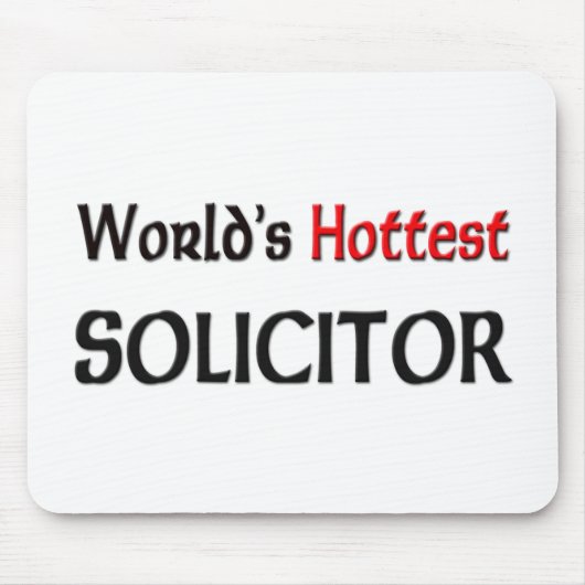 Weltheißester Anwalt Mousepad (Vorne)