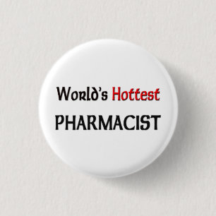 Weltheißester Apotheker Button