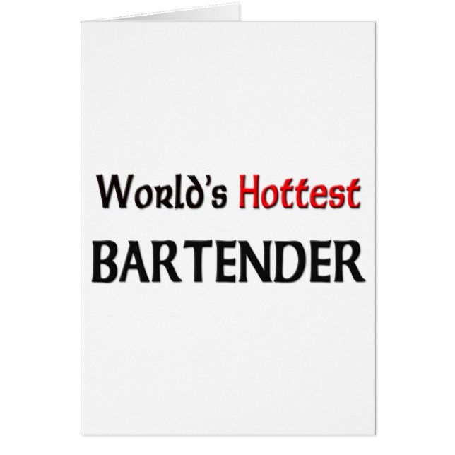 Weltheißester Barkeeper (Vorne)