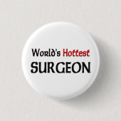 Weltheißester Chirurg Button (Vorderseite)