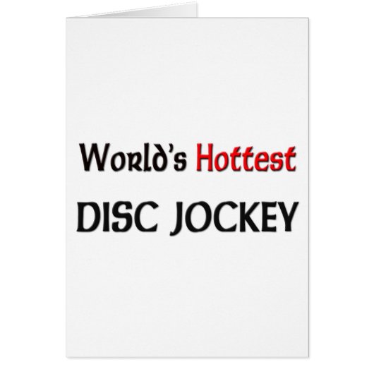 Weltheißester Disc-Jockey (Vorne)