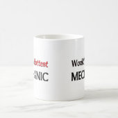 Weltheißester Mechaniker Kaffeetasse (Mittel)
