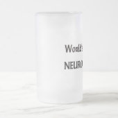 Weltheißester Neurologe Mattglas Bierglas (Mittel)