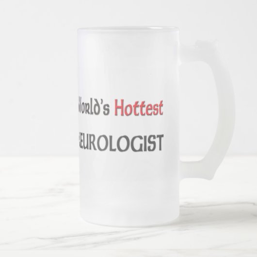 Weltheißester Neurologe Mattglas Bierglas (Rechts)