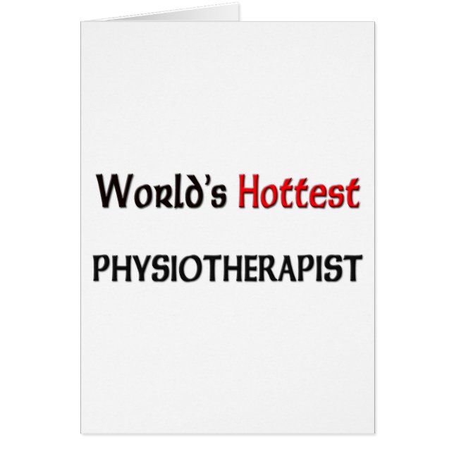 Weltheißester Physiotherapeut (Vorne)