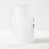 Weltheißester Sanitäter Mattglas Bierglas (Vorderseite Links)