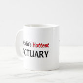 Weltheißester Versicherungsmathematiker Kaffeetasse (Vorderseite Links)
