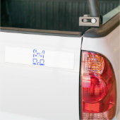 Weltherrschafts-Häschen Autoaufkleber (Auf Lkw)