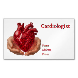 Weltherztag Magnetische Visitenkarte