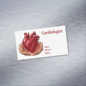 Weltherztag Magnetische Visitenkarte (Beispiel)