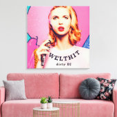WELTHIT, blond Ladies - Pop Art Serie Leinwanddruck (Insitu (Wohnzimmer))