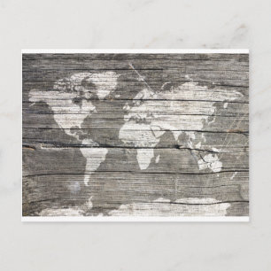 Weltholz 8 postkarte