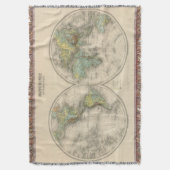 Welthypsometric Karten Decke (Vorderseite Vertikal)