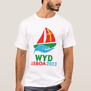 Weltjugendtag 2023 Zeichnend Inspiriertes JMJ WYD T-Shirt