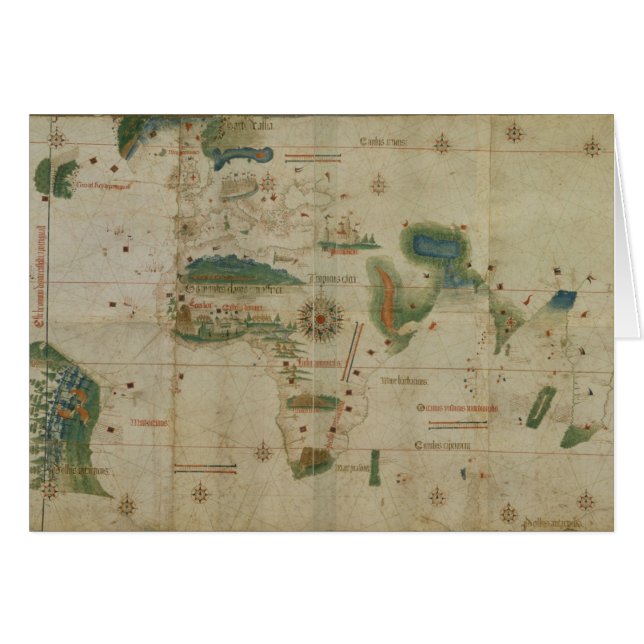 Weltkarte (Vorderseite (Horizontal))