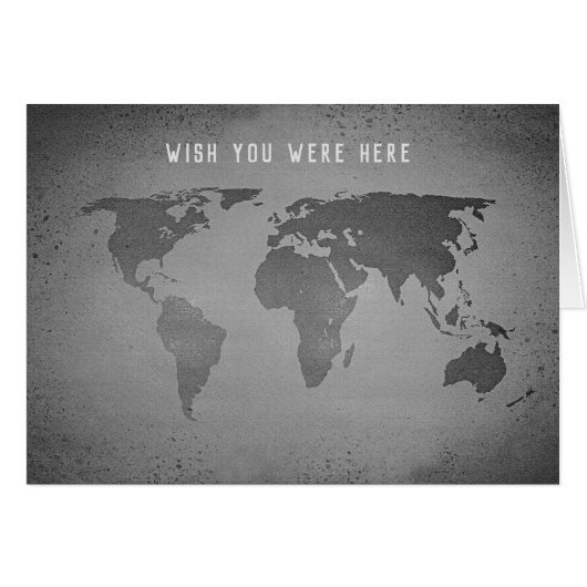 Weltkarte (Vorderseite (Horizontal))