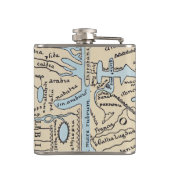 WELTKARTE2. jahrhundert Flachmann (Rückseite)