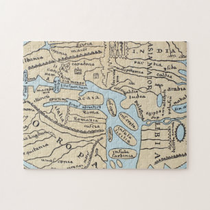 WELTKARTE2. jahrhundert Puzzle