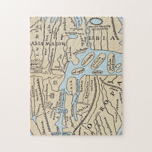 WELTKARTE2. jahrhundert Puzzle (Vertikal)