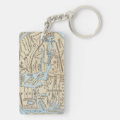 WELTKARTE2. jahrhundert Schlüsselanhänger (Rückseite)