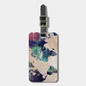 Weltkarte 10 gepäckanhänger (Vorderseite vertikal)